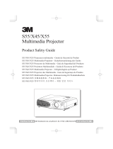 3M Projector X45 Bedienungsanleitung
