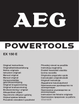 AEG EX 150 E Bedienungsanleitung
