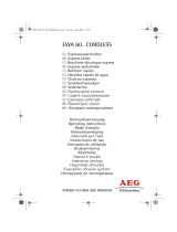 Aeg-Electrolux EWA6000SA CORDLESS Benutzerhandbuch