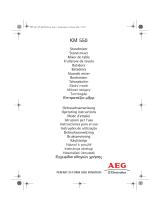 Aeg-Electrolux KM550 Benutzerhandbuch