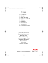 Aeg-Electrolux M2500 Benutzerhandbuch