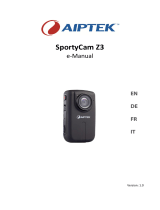 AIPTEK SportyCam Z3 Benutzerhandbuch