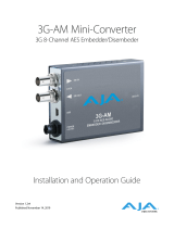 AJA 3G-AM Installation and Operation Guide