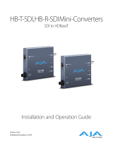 AJA HB-R-SDI Installation and Operation Guide