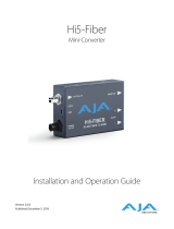 AJA Hi5-Fiber Benutzerhandbuch
