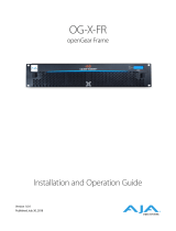 AJA OG-X-FR Benutzerhandbuch