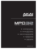 Akai MPD32 Bedienungsanleitung