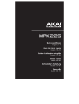 Akai MPK225 25-Key Performance Keyboard Controller Bedienungsanleitung