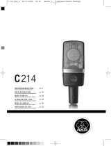 AKG C214 Großmembranmikrofon Stereo Set Benutzerhandbuch