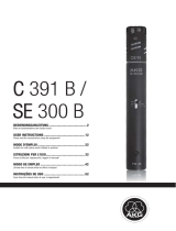 AKG C 391 B Kondensator-Mikrofon Benutzerhandbuch