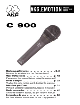 AKG C 900 Bedienungsanleitung