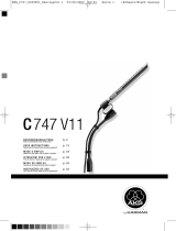 AKG C747 V11 Benutzerhandbuch
