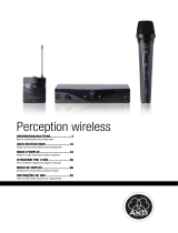 AKG Perception Wireless 45 Presenter Set Band-A Benutzerhandbuch