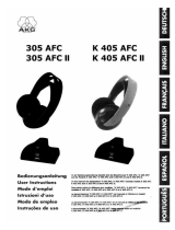 AKG 305 AFC Benutzerhandbuch