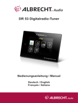 Albrecht DR 53 DAB+/UKW/Digitalradio-Tuner Bedienungsanleitung