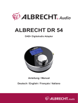 Albrecht DR 54 DAB+ Digitalradio-Tuner Bedienungsanleitung