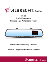 Albrecht DR 58 DAB+ Autoradio Tuner im Rückspiegel Bedienungsanleitung