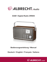 Albrecht DR 855 Digitalradio, DAB+/UKW Bedienungsanleitung