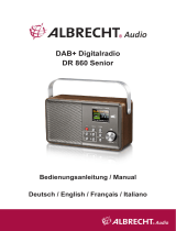Albrecht DR 860 Senior - das bedienerfreundliche Digitalradio Bedienungsanleitung