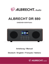 Albrecht DR 880 Digitalradio, B-WARE Bedienungsanleitung