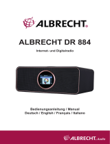 Albrecht DR 884 Hybridradio Internet/DAB+/UKW Bedienungsanleitung