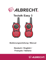Albrecht Tectalk Easy 3, Paar, Rot Bedienungsanleitung