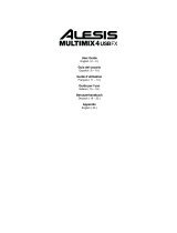 Alesis MultiMix 4 USB FX Bedienungsanleitung