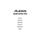 Alesis SamplePad Pro Eight Pad Sample Playback Percussion Instrument Benutzerhandbuch