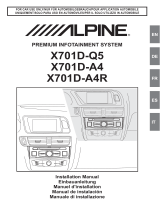 Alpine Electronics X701D A4 A4R Q5 Benutzerhandbuch