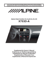 Alpine Electronics X703D A4 A4R A5 Q5 Q5R Benutzerhandbuch