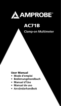 Amprobe AC71B Clamp-On Multimeter Benutzerhandbuch