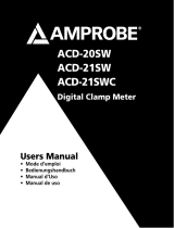 Amprobe ACD-20SW, ACD-21SW & ACD-21SWC Digital Clamp Meters Benutzerhandbuch