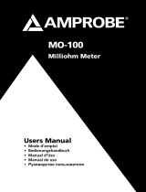 Amprobe MO-100 Milliohm Meter Benutzerhandbuch