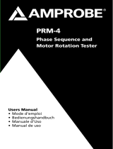 Amprobe PRM-4 Phase Sequence Motor Rotation Tester Benutzerhandbuch