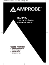 Amprobe Telaris-ISO-PRO Insulation Tester Benutzerhandbuch