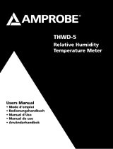 Amprobe THWD-5 Relative Humidity Temperature Meter Benutzerhandbuch