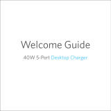 Anker 40W 5-Port USB Charging Hub Benutzerhandbuch