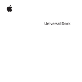 Apple Universal Dock Benutzerhandbuch