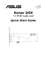 Asus Xonar DSX Benutzerhandbuch