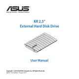 Asus KR External HDD Benutzerhandbuch