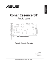 Asus XONAR ESSENCE ST Benutzerhandbuch