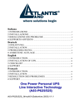 Atlantis OnePower A03-S801 Benutzerhandbuch