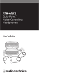 Audio Technica ATH-ANC3 Benutzerhandbuch