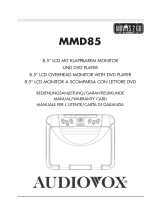 Audiovox MMD85A - DVD Player With LCD Monitor Spezifikation
