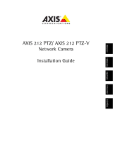 Axis Security Camera 212 PTZ-V Benutzerhandbuch