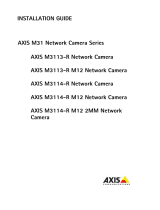 Axis M3114-R M12 Installationsanleitung