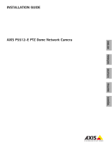 Axis P5512-E PTZ Installationsanleitung