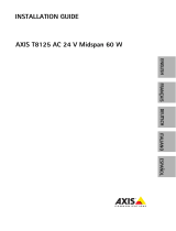 Axis T8125 Installationsanleitung