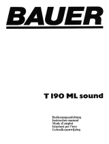 Bauer T190 ML sound Bedienungsanleitung