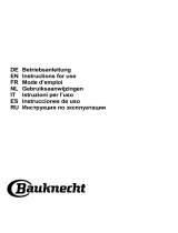Bauknecht BHSS 90F L T B K Benutzerhandbuch